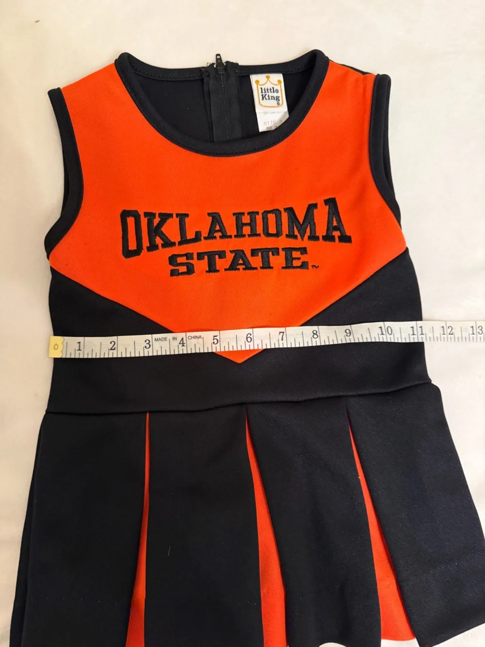 Oklahoma State Girls Orange & Black Cheer Dress